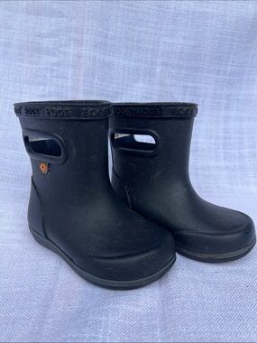 Bogs Toddler Black Rain Boots Size 5
